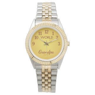 Montre Le Meilleur grand-père d'or