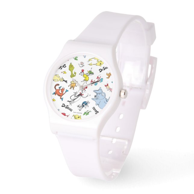 Montre Le monde de Dr Seuss Pattern (Angle)