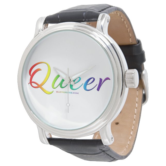Montre Le mot unique expressif et étrange de SlipperyJoe  (Incliné)