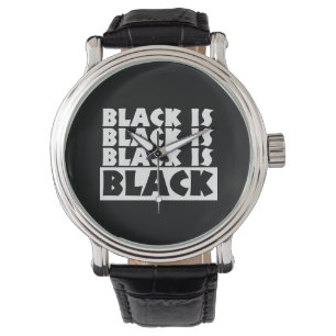 Montre Le noir est noir