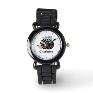 Montre Le nom fait sur commande de hérisson mignon a