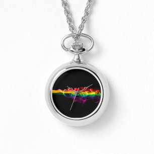 Montre Le panache d'énergie arc-en-ciel de SlipperyJoe a