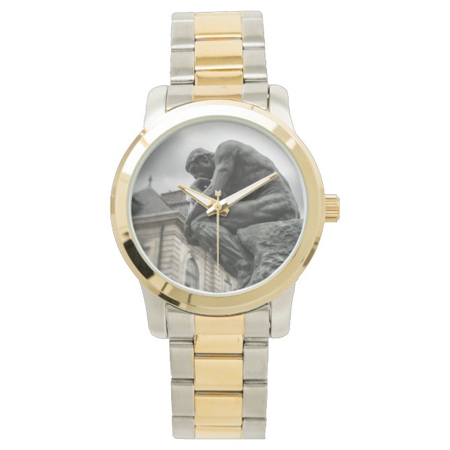 Montre Le penseur Rodin Paris Sculpture (devant)