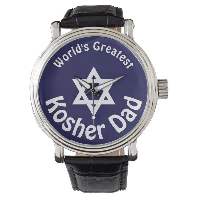 Montre Le plus grand papa Kosher du monde (devant)
