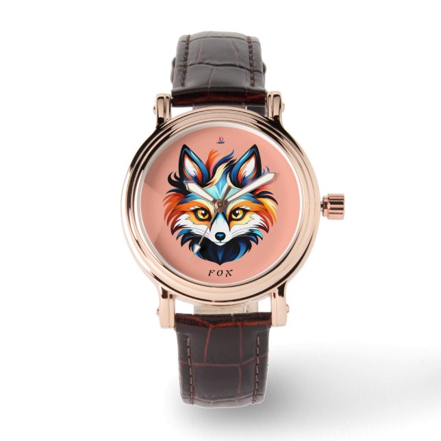 Montre Le Portrait de la tête de Bunte Fuchs (Recto)