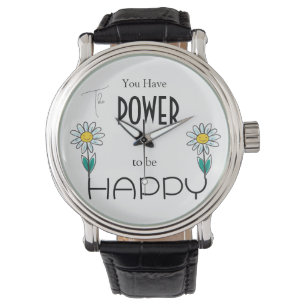 MONTRE LE POUVOIR D'ÊTRE HEUREUX E-WATCH