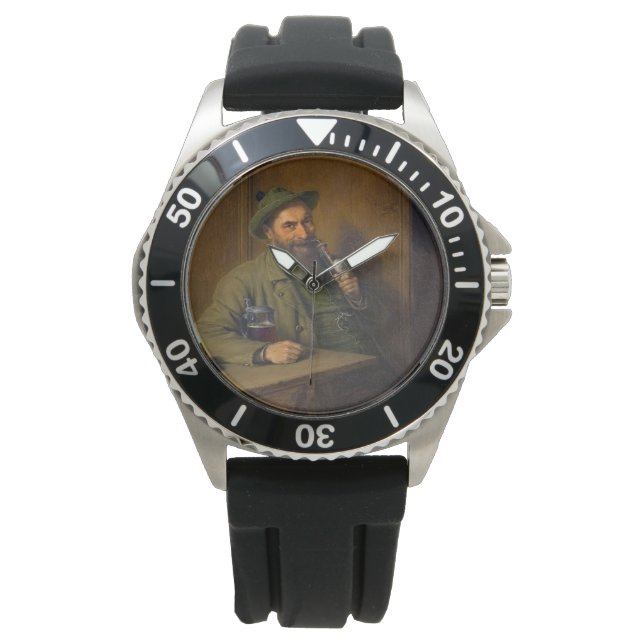 Montre Le Ranger forestier (par Eduard von Grützner) (devant)