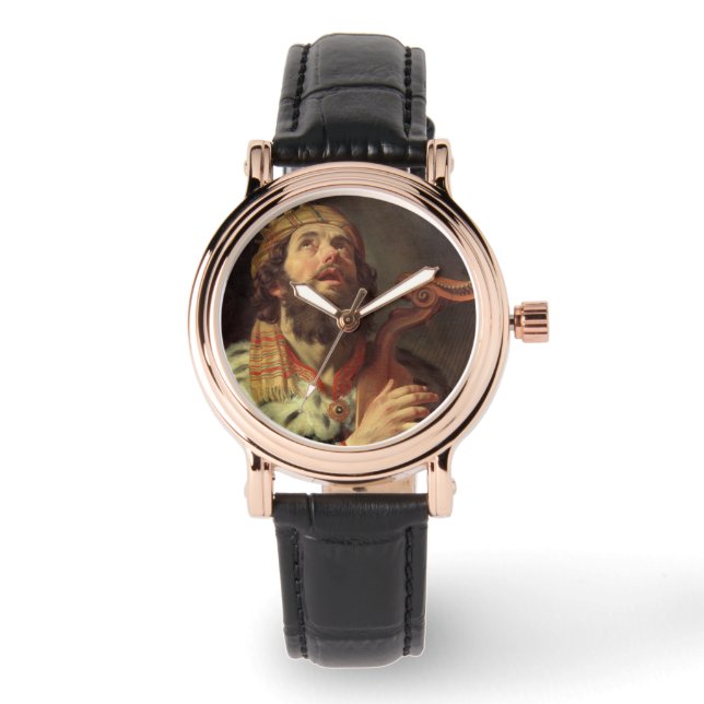 Montre Le Roi David Jouant Sa Harpe (Recto)