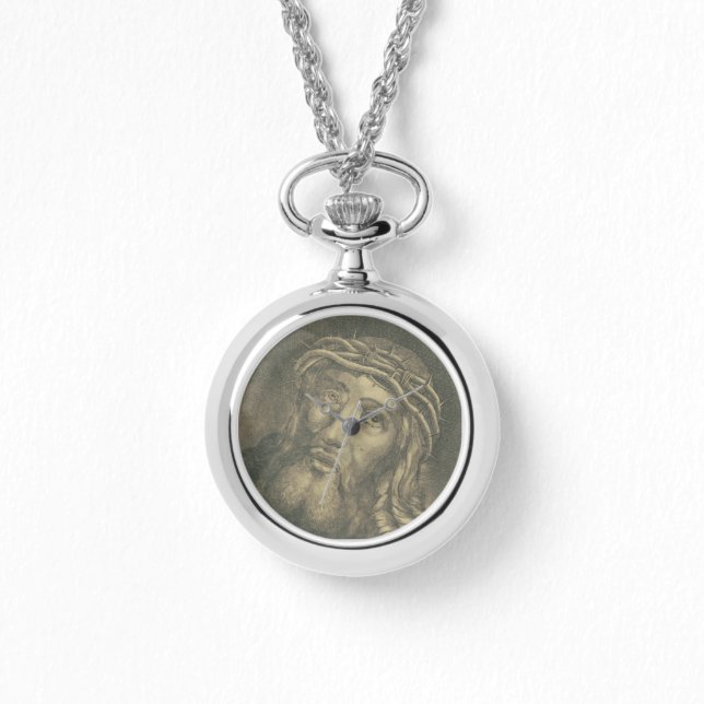 Montre Le Saint Visage de Jésus en Art Monochrome (Recto)