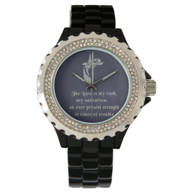 Montre Le Seigneur est mon rocher (devant)