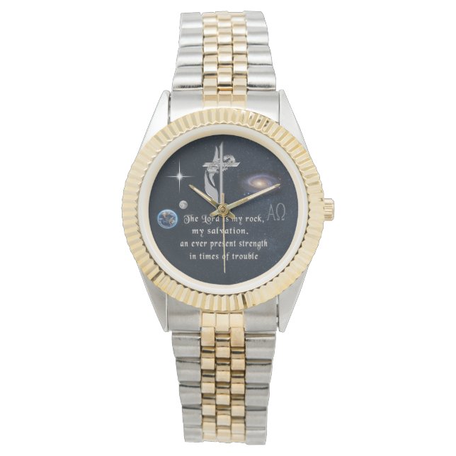 Montre Le Seigneur est mon rocher (devant)