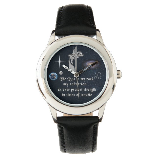 Montre Le Seigneur est mon rocher (devant)
