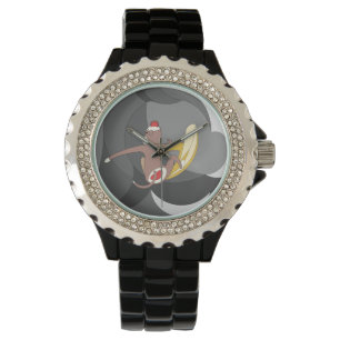 Montre Le singe de chaussette est allé surfer des banane