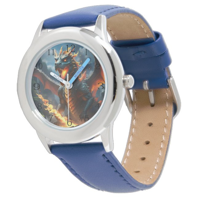 Montre "Le Souffle de l'Enfer : La Flamme du Dragon" (Incliné)