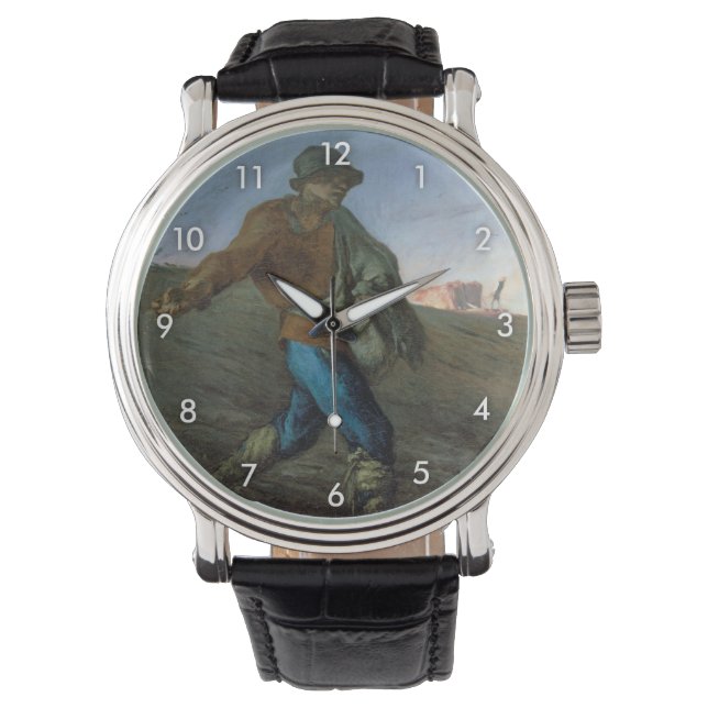 Montre Le Sower, Jean-François Millet (devant)