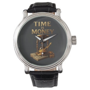 Montre LE TEMPS C'EST DE L'ARGENT - Vintage Entrepreneur