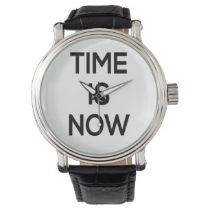 Montre le temps est maintenant, conception de montre, art
