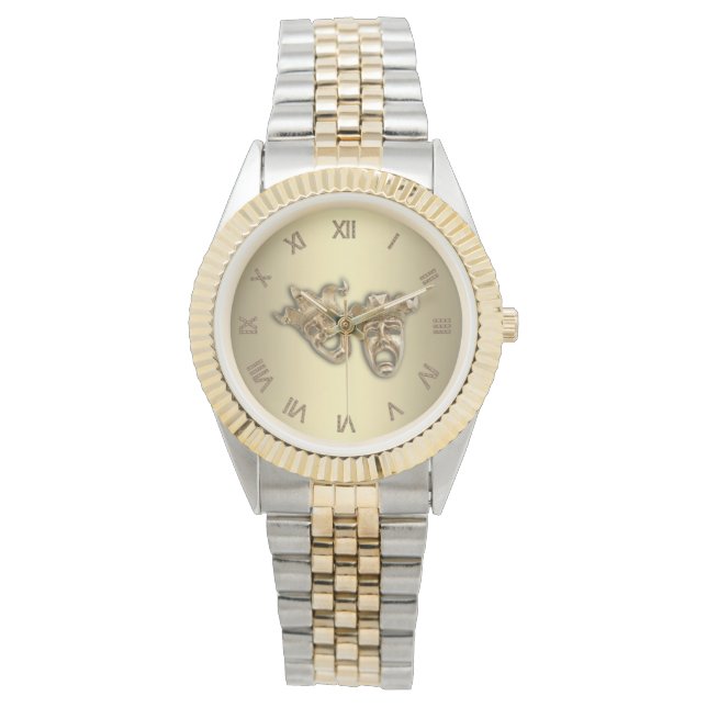 Montre Le théâtre comique et tragique masque les chiffres (devant)