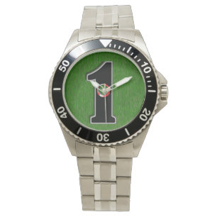 Montre Le trou chanceux de golfeur dans un