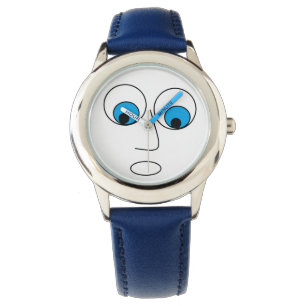 Montre Le visage de l'homme effrayé amusant Imprimer ble