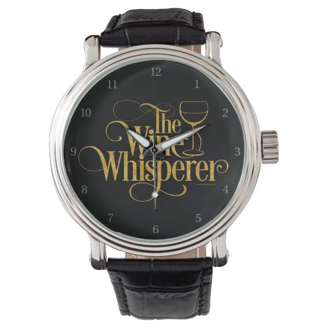 Montre Le Whisperer des vins (devant)