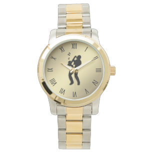 Montre Lecteur saxophone avec chiffres romains