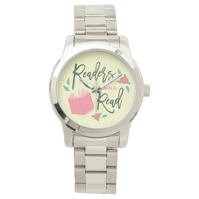 Montre Lecteurs Lire Booking Floral (devant)