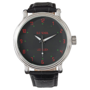 Montre LED Rétro Old School