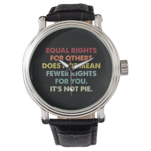 Montre L'égalité des droits pour les autres ne signifie p