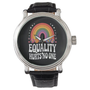 Montre L'égalité ne nuit à personne Arc-en-ciel Égalité d