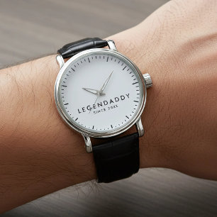 Montre Legendaddy pour légendaire papas élégant minimalis