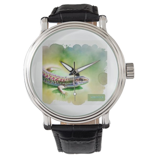 Montre Lemniscata Lizard 071124AREF102 - Watercolor (devant)