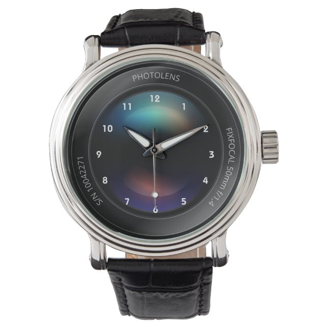 Montre Lentille de caméra Regarder la conception (devant)