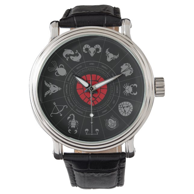 Montre Leo Zodiac Cadeau Anniversaire (devant)