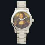 Montre Leonardo da Vinci Mona Lisa<br><div class="desc">Leonardo da Vinci - Mona Lisa (1506) La Mona Lisa (La Gioconda ou La Joconde) est un portrait mi-long d'une femme de l'artiste italien Leonardo da Vinci, qui a été acclamé comme "la plus connue, la plus visitée, la plus écrite sur, la plus chantée, l'oeuvre d'art la plus parodie du...</div>