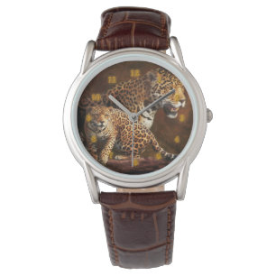 Montre LEOPARD "La Nuit Sauvage"