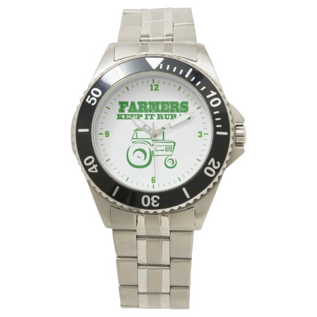 Montre Les Agriculteurs Le Gardent Rural Tractor Watch (devant)