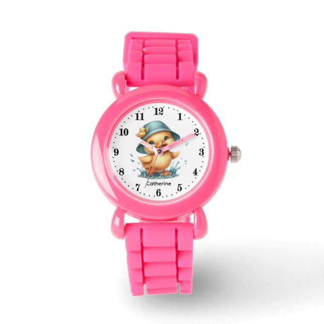 Montre Les amatrices de canards mignonnes ajoutent un nom (Recto)