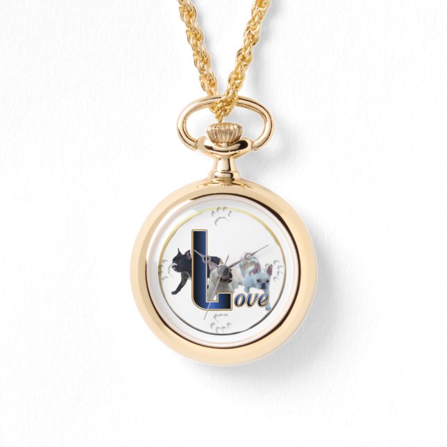 Montre Les Amoureux de Bulldog (Recto)