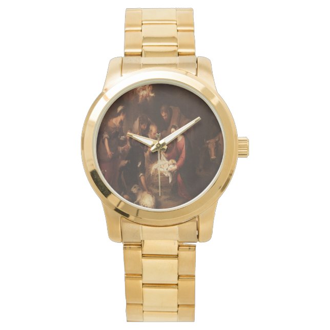 Montre Les bergers de la Nativité 1668 (devant)