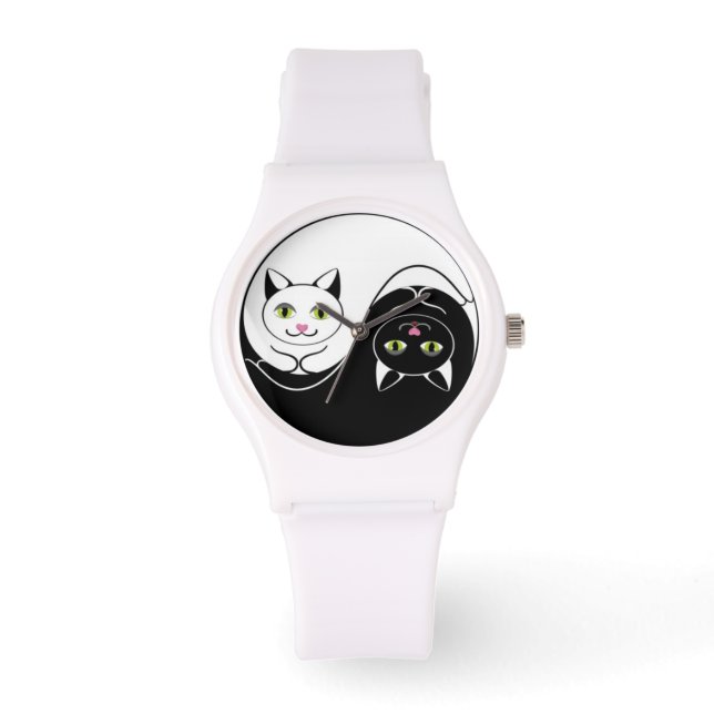Montre Les chats Yin Yang (Recto)