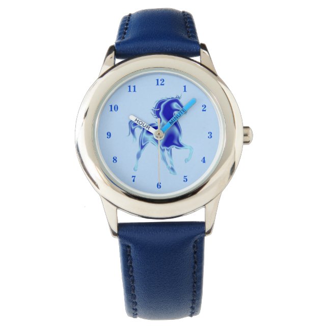 Montre Les Chevaux bleus (devant)