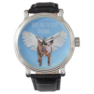 Montre Les Cochons Pourraient Voler Drôle Quirky