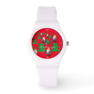 Montre Les fêtes d'hiver Les arbres de Noël Thunder_Cov