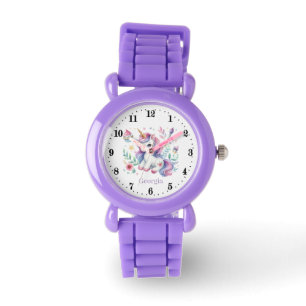Montre Les filles mignonnes amoureux de licorne ajouter n