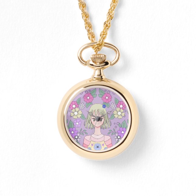 Montre Les filles regardent de yume no collection Hana (Recto)