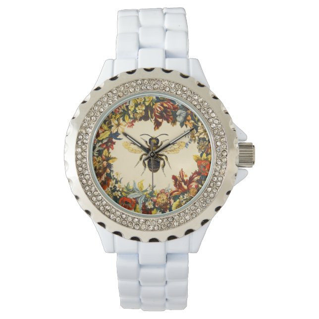 MONTRE LES FLEURS DU PRINTEMPS MIEL BEE / BEEKEEPER (devant)