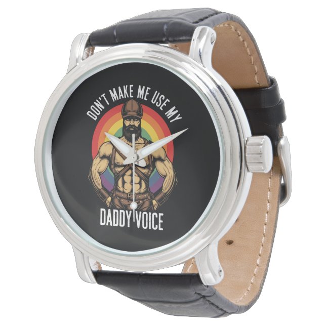 Montre Les hommes ne me font pas utiliser ma voix de papa (Incliné)