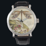 Montre Les libellules aux Feuilles et aux fruits<br><div class="desc">Des libellules flottent au-dessus de feuilles portant des fruits dans cette pièce de Vision Studio. Le trio d'insectes se marie étonnamment bien avec leur arrière - plan, ce qui donne à cette impression une qualité de vie. Commandez votre exemplaire aujourd'hui !</div>