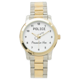 Montre Les menottes de police
